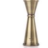 Barfly Japanese Style Jigger, 1/2 oz x 3/4 oz, Stainless(Antique Gold)