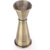 Barfly Japanese Style Jigger, 1/2 oz x 3/4 oz, Stainless(Antique Gold)