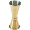 Barfly Japanese Style Jigger, 1/2 oz x 3/4 oz, Stainless(Gold)