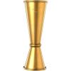 Barfly Japanese Style Jigger, 1/2 oz x 3/4 oz, Stainless(Gold)