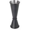 Barfly Japanese Style Jigger, 1/2 oz x 3/4 oz, Stainless(Matte Black)