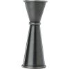 Barfly Japanese Style Jigger, 1/2 oz x 3/4 oz, Stainless(Vintage Black)