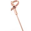 Barfly M37031CP Cocktail Pick, Circle Top, 4.25″ inch Copper (pack of 12)(Copper Bamboo Knot Top)