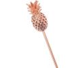 Barfly M37031CP Cocktail Pick, Circle Top, 4.25″ inch Copper (pack of 12)(Copper Pineapple Top)
