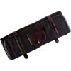 Barfly Mixology Roll Black with brown leather accents