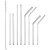 Barfly Stainless Steel Straw, 6 1/2″, 5/16″ Diam., Straight(8.5″  .31″ Diam. (Pack of 2))