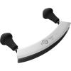 Mercer Culinary Double Blade Rocking Mezzaluna Knife with 2 Knob Handles, 8 Inch, Stainless Steel(Stainless)