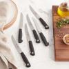 Mercer Culinary Genesis Steak Knife Set | Serrated,High Carbon,5-Inch(Plain Edge)