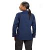 Mercer Culinary M60020RD1X Millennia Women’s Cook Jacket with Traditional Button, X-Large, Red(Navy Blue)
