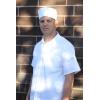 Mercer Culinary M60075HT Hounds Tooth Skull Cap with No Mesh(Standard  White)
