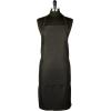 Mercer Culinary M61110BCS Genesis Bib Apron with Pocket, Black