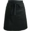 Mercer Culinary M61110WH Genesis Bib Apron with Pocket, White(Black)
