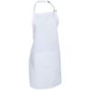 Mercer Culinary M61110WH Genesis Bib Apron with Pocket, White(White)