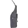 Mercer Culinary Metro Edge Renegade Bib Server Apron, Black Denim with Brown Leather Straps(Black Denim)