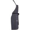Mercer Culinary Metro Edge Renegade Bib Server Apron, Black Denim with Brown Leather Straps(Charcoal Gray)