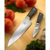 Mercer Culinary Premium Grade Super Steel 8-Inch Chef and 3.5-Inch Paring Knife Set, G10 Handles(8-Inch Chef and 3.5-Inch Paring Knife)