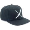 Mercer Culinary Unisex Adult Raised Black Logo Cap, Black W/Small Black Logo(Black W/Large White Logo)