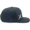 Mercer Culinary Unisex Adult Raised Black Logo Cap, Black W/Small Black Logo(Black W/Small White Logo)