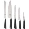 Mercer Culinary Züm 6-Piece Forged Block Set, Beech Wood and Glass(Beech Wood and Glass)