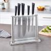 Mercer Culinary Züm 6-Piece Forged Block Set, Beech Wood and Glass(Stainless Steel and Glass)