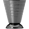 Barfly Bar Measuring Cup, 2.5 oz., Gun Metal Black(Black)