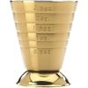 Barfly Bar Measuring Cup, 2.5 oz., Gun Metal Black(Gold)