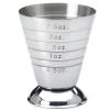 Barfly Bar Measuring Cup, 2.5 oz., Gun Metal Black(Stainless Steel)