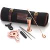 Barfly Cocktail Set, 7-Piece Essentials, Copper(Copper)