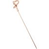 Barfly M37031CP Cocktail Pick, Circle Top, 4.25″ inch Copper (pack of 12)(Copper Bamboo Knot Top)