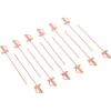 Barfly M37031CP Cocktail Pick, Circle Top, 4.25″ inch Copper (pack of 12)(Copper Sword Top)