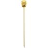 Barfly M37031CP Cocktail Pick, Circle Top, 4.25″ inch Copper (pack of 12)(Gold Skull Top)