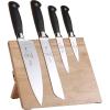 Mercer Culinary Genesis 5-Piece Magnetic Board Set, Rubberwood,Black(Rubberwood)