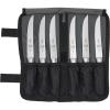 Mercer Culinary Genesis 7-Piece Forged Steak Knife Set, Steel/Black(Forged Steak Knife Set 7-Piece)