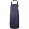 Mercer Culinary M61110NB Genesis Bib Apron with Pocket, Navy Blue