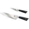 Mercer Culinary Premium Grade Super Steel 8-Inch Chef and 3.5-Inch Paring Knife Set, G10 Handles(8-Inch Chef and 3.5-Inch Paring Knife)