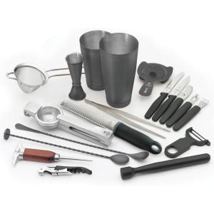 Barfly Cocktail Set, 12-Piece Deluxe, Gold(Matte Black)