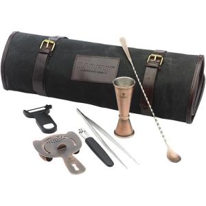 Barfly Cocktail Set, 7-Piece Essentials, Copper(Antique Copper)