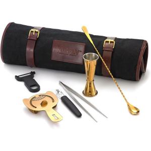 Barfly Cocktail Set, 7-Piece Essentials, Copper(Gold)
