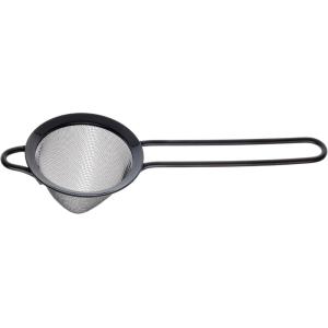 Barfly Fine Mesh Strainer, 3 1/2″ Diam. Bowl, Gun Metal Black