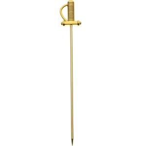 Barfly M37031CP Cocktail Pick, Circle Top, 4.25″ inch Copper (pack of 12)(Gold Sword Top)