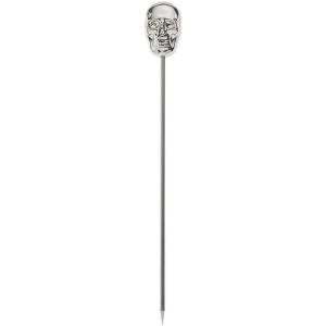 Barfly M37031CP Cocktail Pick, Circle Top, 4.25″ inch Copper (pack of 12)(Stainless Steel Skull Top)