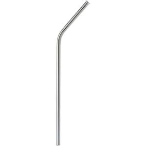 Barfly Stainless Steel Straw, 8 1/2″, 1/4″ Diam., Curved(8 1/2″  1/4″ Diam.)