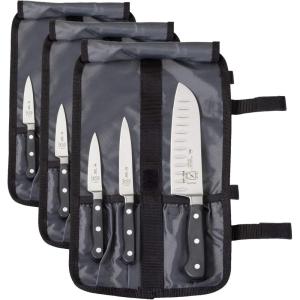 Mercer Culinary 4-Piece Forged Renaissance Starter Set,Black(7″ (Pack of 3))