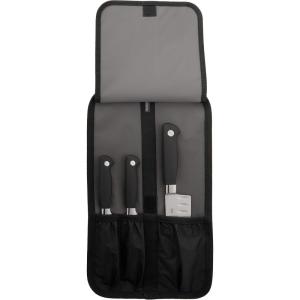 Mercer Culinary Genesis 7-Piece Forged Steak Knife Set, Steel/Black(Forged Starter Set 4-Piece)