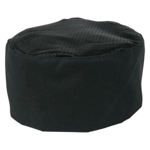 Mercer Culinary M60075HT Hounds Tooth Skull Cap with No Mesh(Standard  Black)