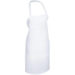 Mercer Culinary M60100WH Economy Bib Apron Without Pocket, 33 x 29, White