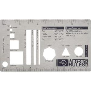 Mercer Culinary Mercer Rules Culinary Ruler(Mini)