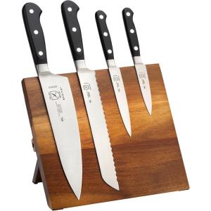 Mercer Culinary Renaissance 5-Piece Magnetic Board Set, Bamboo(Acacia)