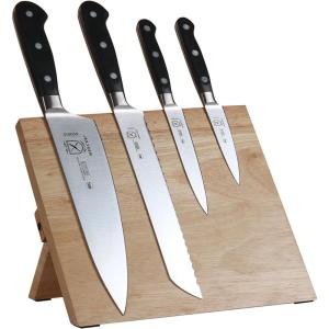 Mercer Culinary Renaissance 5-Piece Magnetic Board Set, Bamboo(Rubberwood)