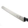 Mercer Culinary M23211 Millennia Black Handle, 10-Inch Left Handed Wavy Edge Wide, Bread Knife